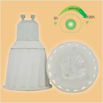 Dimmable 7W GU10 4x2W, Ceramic Housing, LED Spotlight, High Power LED