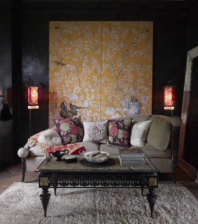 hand-painted silk wallpaper8