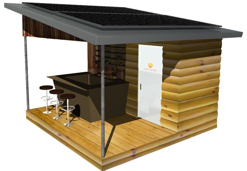 Solar steam bath - Moderate