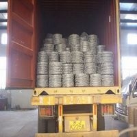 barbed wire/stainless steel/galvanized steel coiled barbed wire