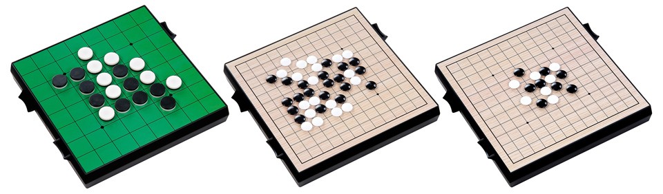 2-in-1 Magnetic Reversi & 13 lines Go game