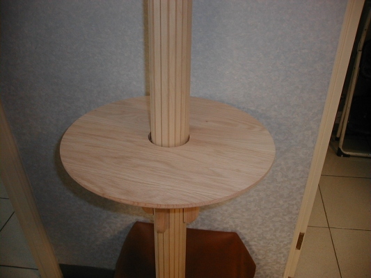 Solid Wood Shelf Set for Roma Pole/Column Decoration