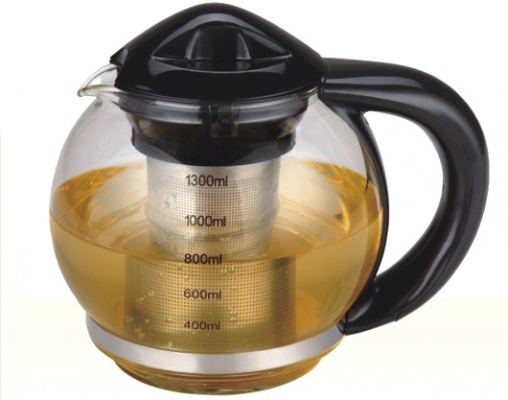 Borosilicate Glass Tea Pot Coffee Pot (JMHA081B)