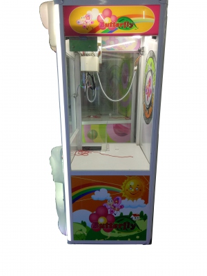 New coin selector luxurious small butterfly toy crane claw machine dolls catcher machine 