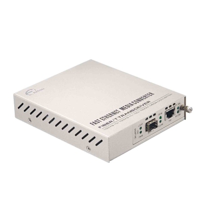 10G Managed Fiber Optical Media Converter Open SFP+ Slot