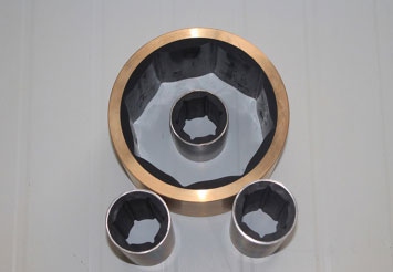Marine sliding bearing cutless rubber bearing for boats
