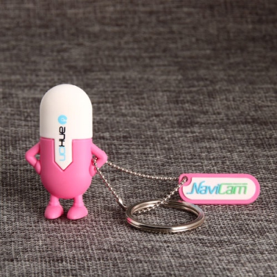 Capsule PVC Keychain