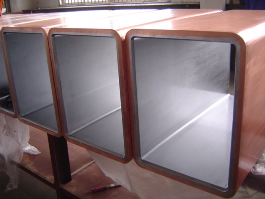 copper mould tube (continuous casting machine) China