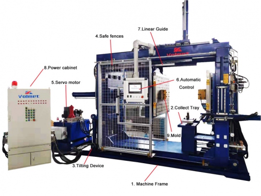 Epoxy Resin Automatic Pressure Gel Hydraulic APG Clamping Machine For Insulators