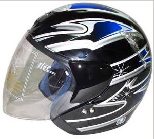 Motorcycle Helmet Open Face