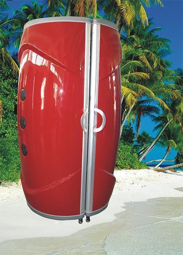 Vertical tanning bed 