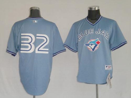 Toronto Blue Jays #32 Roy Halladay Blue MLB Replica Jersey