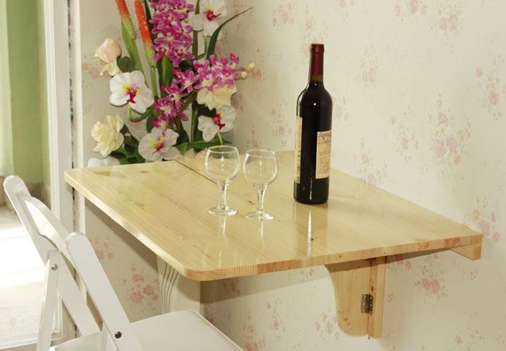 Wall hanging folded desk