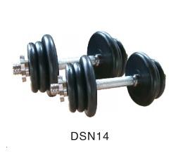 rubber coated dumbbell set